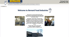 Desktop Screenshot of bernardfoods.com